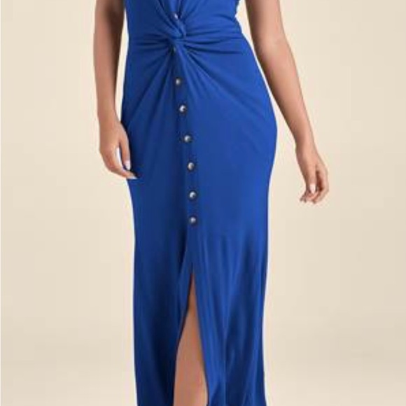 Halter Maxi Dress - Picture 2 of 5